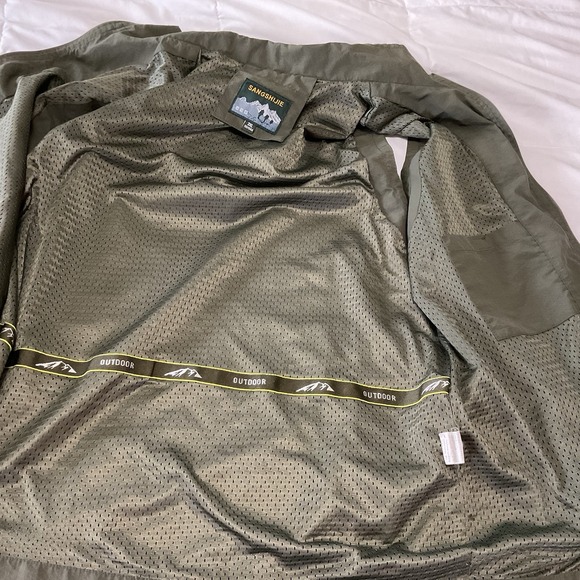 Fishing Vest Sangshijie Outdoor Classic 1902 Mesh Lining Green Photography 3XL - Picture 3 of 8